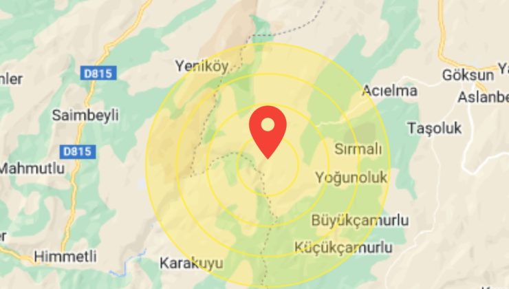 Kahramanmaraş’ta 4.7 şiddetinde deprem