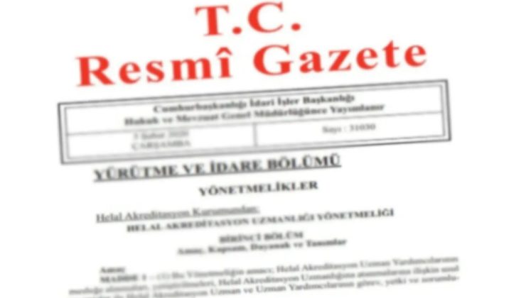 Resmi Gazete başlıkları
