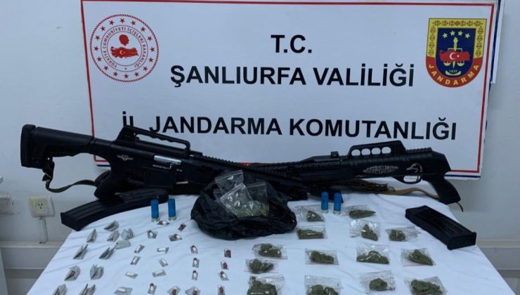 Jandarmadan uyuşturucu ve silah operasyonu: 1 gözaltı