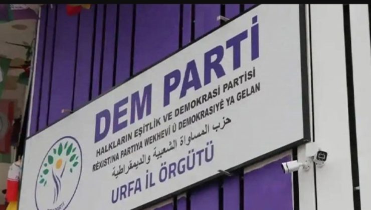 Şanlıurfa’da DEM Partili 7 isim gözaltına alındı!