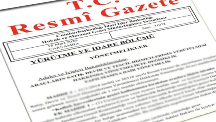 Resmi Gazete başlıkları