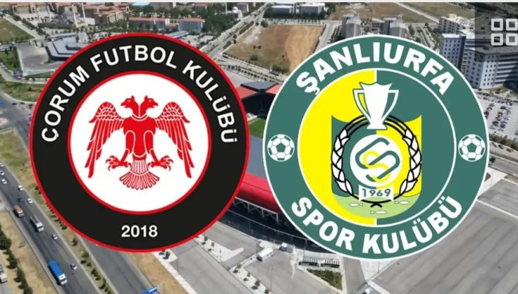 Çorum FK – Şanlıurfsapor maçını şifresiz canlı izle (Maç linki)