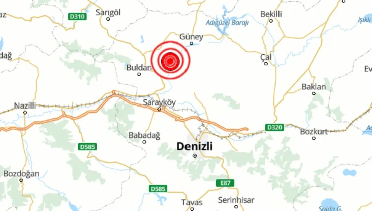 Denizli’de deprem