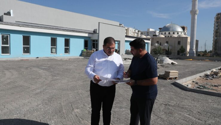 BAŞKAN CANPOLAT YERİNDE İNCELEDİ: YARI OLİMPİK HAVUZDA SONA GELİNDİ