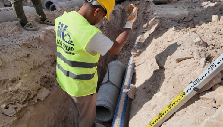 ŞANLIURFA’DA ALTYAPI ÇALIŞMALARI ARALIKSIZ SÜRÜYOR